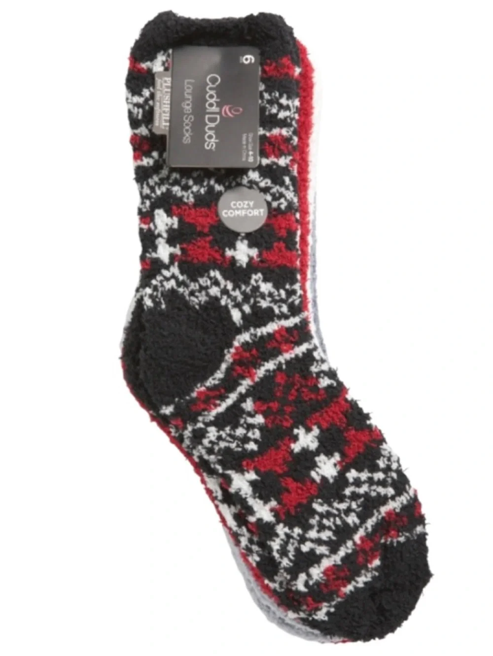 Cuddl Duds Lounge Socks 6 pk. Cozy Socks (NWT) (Shoe Size: 4-10)